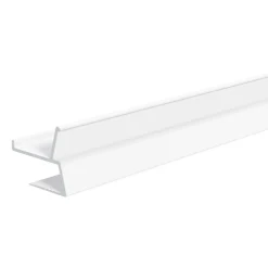 EVN APTBU alu-profil, vægrettet, 100 cm, hvid