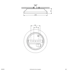 Catino LED-loftslampe, CCT, 25 cm^EVN New
