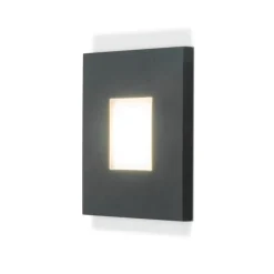 EVN LQ230 LED-vægindbygningslampe direkte antracit