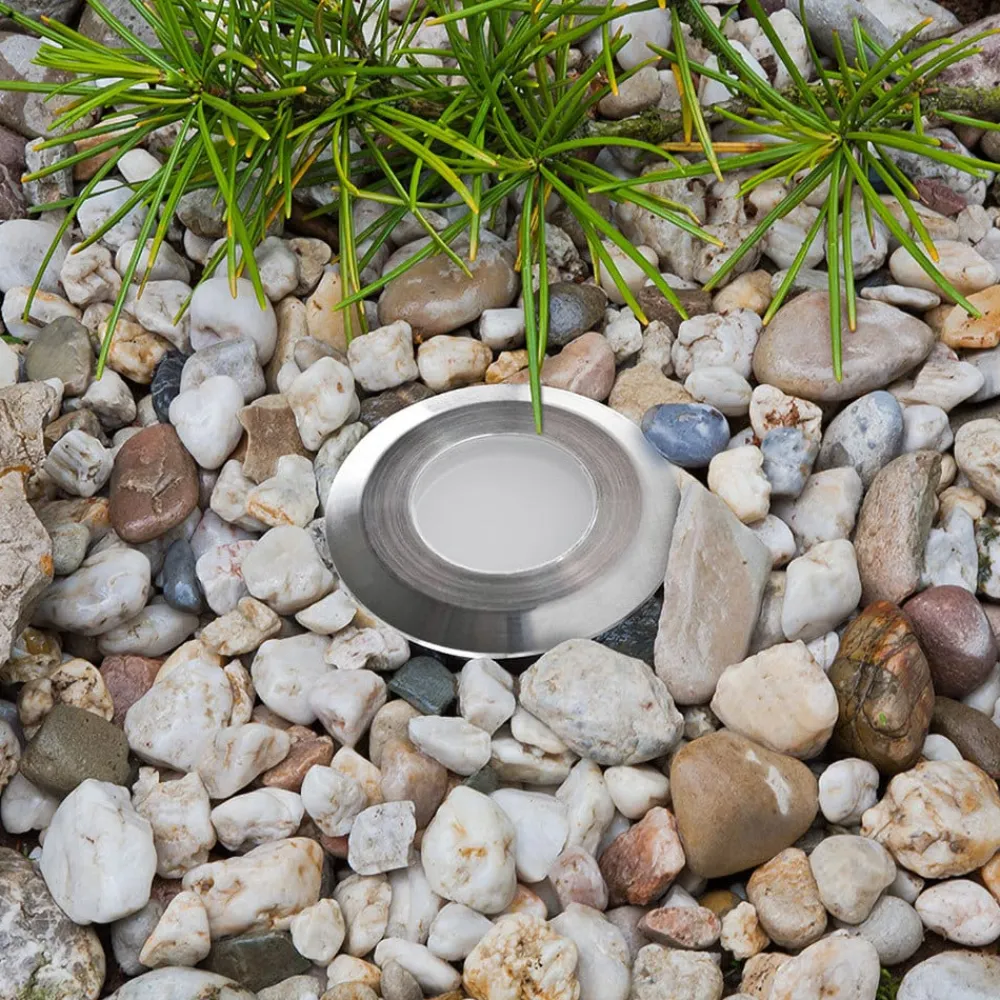 EVN Nedgravet Udebelysning>P6710 gulvspot, 12V/DC, rund, 3.000 K