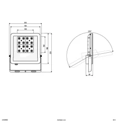 Panthera udendørs LED-spot IP65 30W 4.000K^EVN