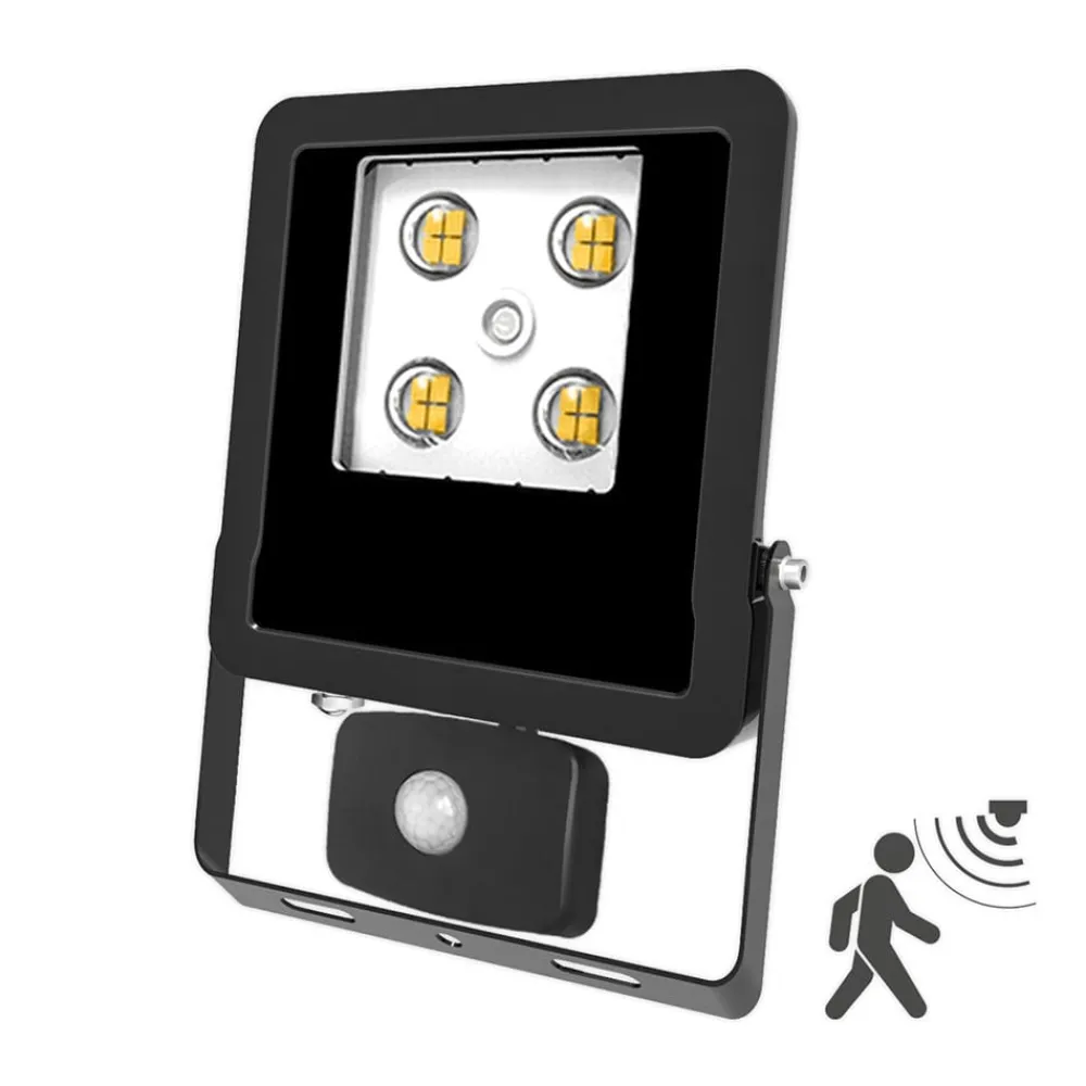 EVN Væglampe Med Sensor|Udendørs Spot>Panthera udendørsspot sensor IP44 10 W 3.000 K