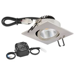 PC20 Indbygget kantet fasedimmer 3000K stål^EVN Hot