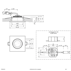 PC20 indbygning, fasedæmper 3.000 K krom^EVN Online