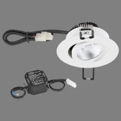 EVN PC20 indbygningslampe, fasedæmper 3.000 K hvid