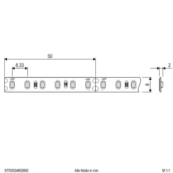 STR2024 LED-stripe IP20 5 m 48 W 3.000 K^EVN Clearance