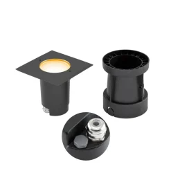 EVN Talpa Nedgravningslampe GU10 stål kantet