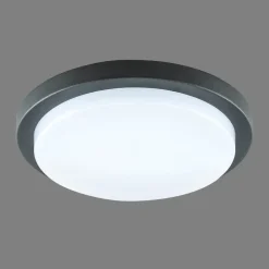 Tectum LED udendørs loftlampe, rund, Ø 24,6 cm^EVN
