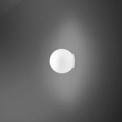 Lumi Sfera væglampe i glas, Ø 9 cm^Fabbian Online