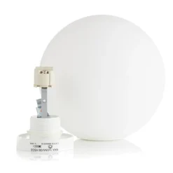 Fabbian Lumi Sfera væglampe i glas, Ø 14 cm