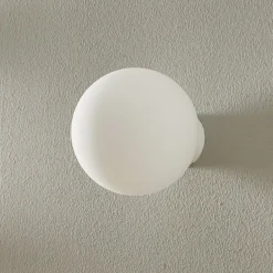 Fabbian Lumi Sfera væglampe i glas, Ø 14 cm