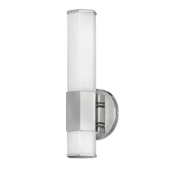 Quintiesse Væg- Og Spejllamper>Facet Single LED-væglampe til bad, 3.000 K, krom