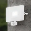 EGLO Faedo 3 udendørs LED-spot med sensor, hvid, 50 W
