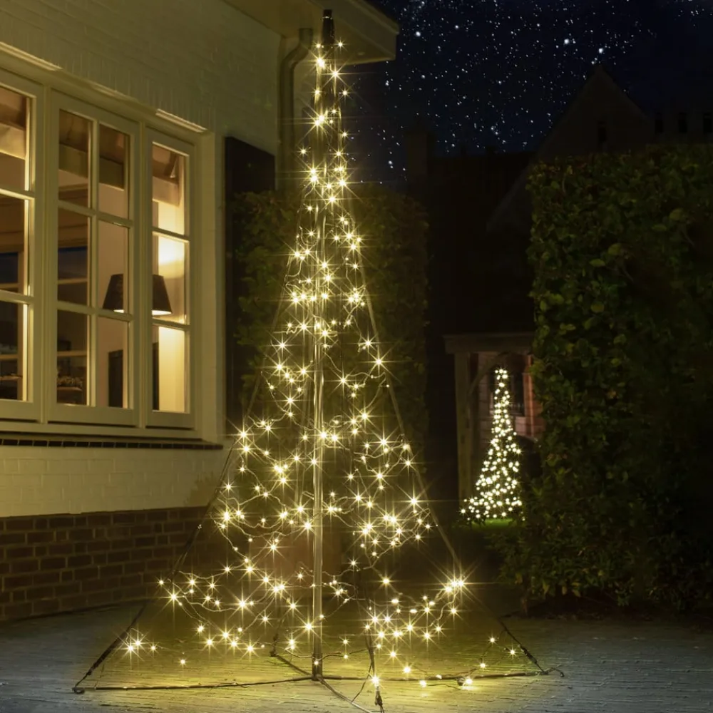 Fairybell mast-juletræ 240 blinkende LED’er 200cm