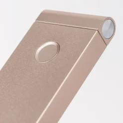 ORION Falto LED genopladelig bordlampe, guldfarvet, aluminium, justerbar