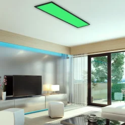 Farvet LED-panel, dæmpbart, RGB, CCT, 100x25cm^Briloner Discount