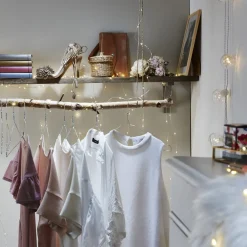 STAR TRADING Fem snore - LED lysbuket Dew Drop