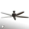 CasaFan Loftventilatorer>Femfløjet loftventilator Eco Elements brun