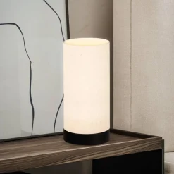 EGLO Feniglia bordlampe med hørskærm, natur