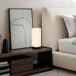 EGLO Feniglia bordlampe med hørskærm, natur