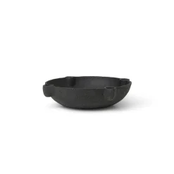 ferm LIVING Candlestick Bowl Large, grå, Ø 27 cm, keramik