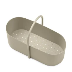 ferm LIVING Grib værktøjskasse, beige, 35 cm bred, jern