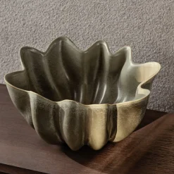 Nium-skål, grøn, Ø 36 cm, keramik, glaseret^ferm LIVING Sale