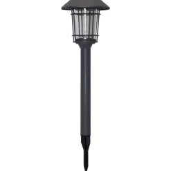 Filip LED-solcellelampe i grafit med jordspyd^STAR TRADING Outlet