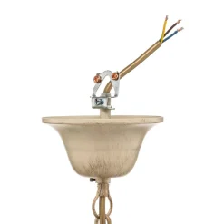 FILO lysekrone, 8 lyskilder, hvid-antik^Kögl Best