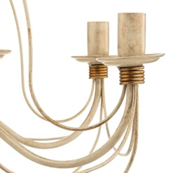 FILO lysekrone, 8 lyskilder, hvid-antik^Kögl Best