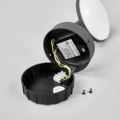 Lucande Finny - LED-udendørsvæglampe med bevægelsessensor