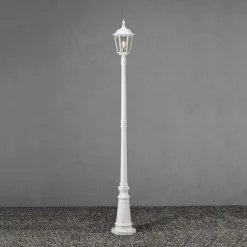 Firenze lygtepæl, 1 lyskilde, hvid^Konstsmide Outlet