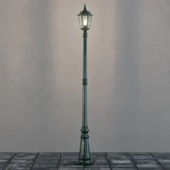 Konstsmide Lygtepæle>Firenze lygtepæl, 1 lyskilde, grøn