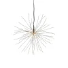 STAR TRADING Dekorationsbelysning>Firework LED-hængelampe, sort, metal, Ø 26 cm, stik