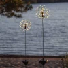 STAR TRADING Firework LED-solcellelampe med jordspyd, 85 cm