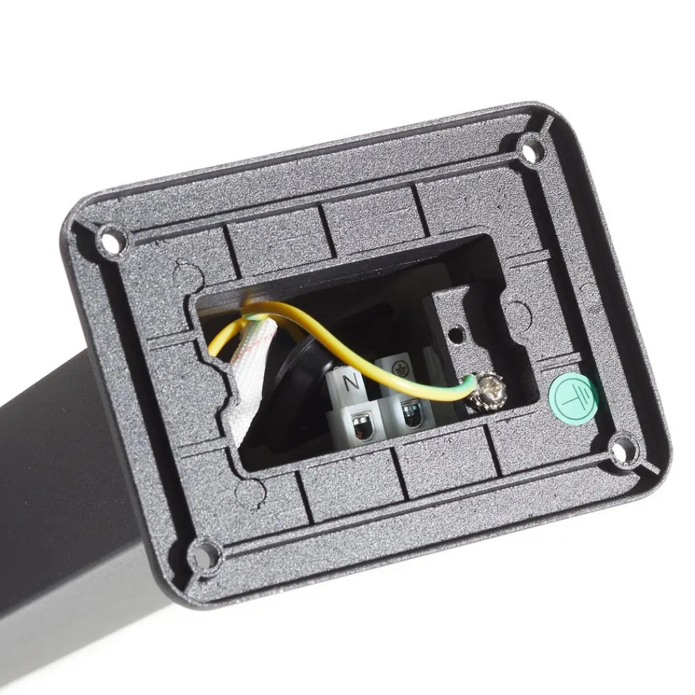 Fiumicino LED-gadelampe, buet form^EGLO