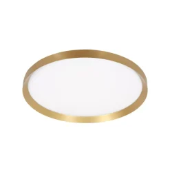 Steinhauer Loftlamper|Loftlamper>Flady loftlampe, guldfarvet, Ø 50 cm direkte/indirekte