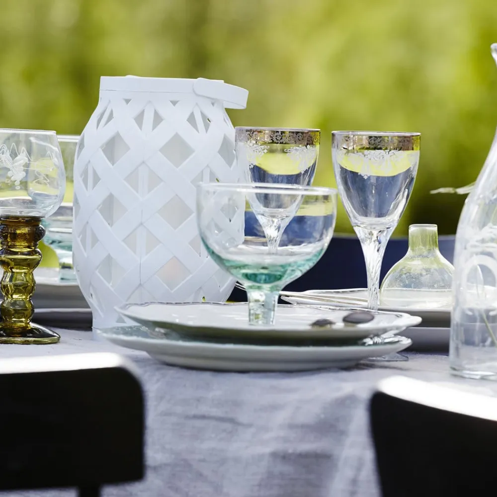 STAR TRADING Flame Lantern LED-lygte, hvid, højde 23 cm