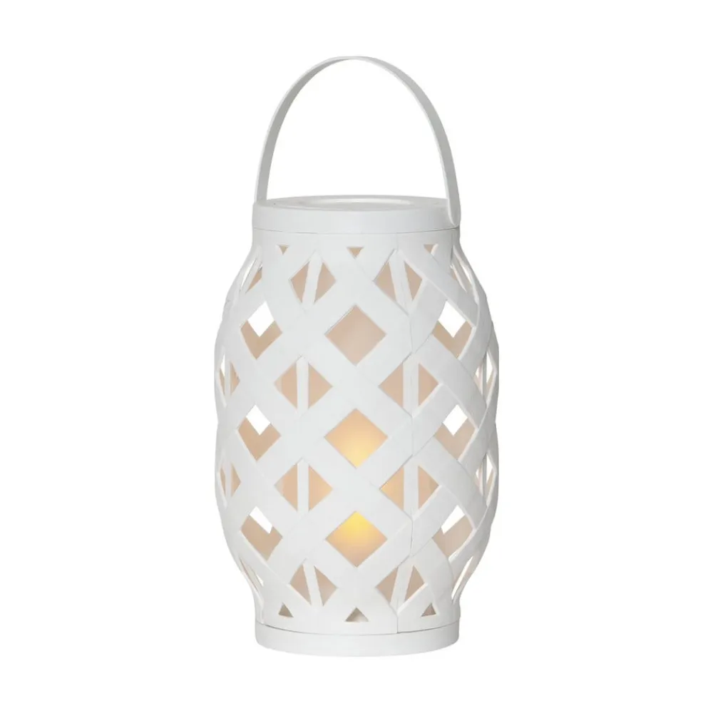 STAR TRADING Flame Lantern LED-lygte, hvid, højde 23 cm