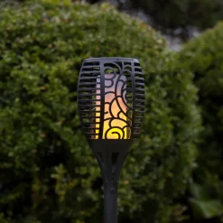 Flame LED-solcellelampe, tre anvendelsesmuligheder, 54 cm^STAR TRADING