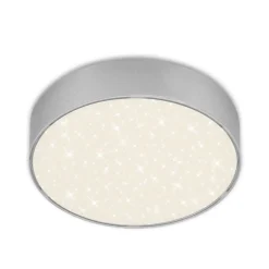 Børn Briloner Flame Star LED-loftslampe, Ø 15,7 cm, sølv