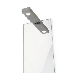 Flat 2 LED væg- og spejllampe, mat nikkel^Decor Walther Discount