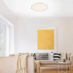 Flat LED-loftlampe, CCT, Ø 40 cm, hvid^JUST LIGHT. GmbH Hot