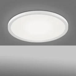 Flat LED-loftlampe, CCT, Ø 40 cm, hvid^JUST LIGHT. GmbH Hot