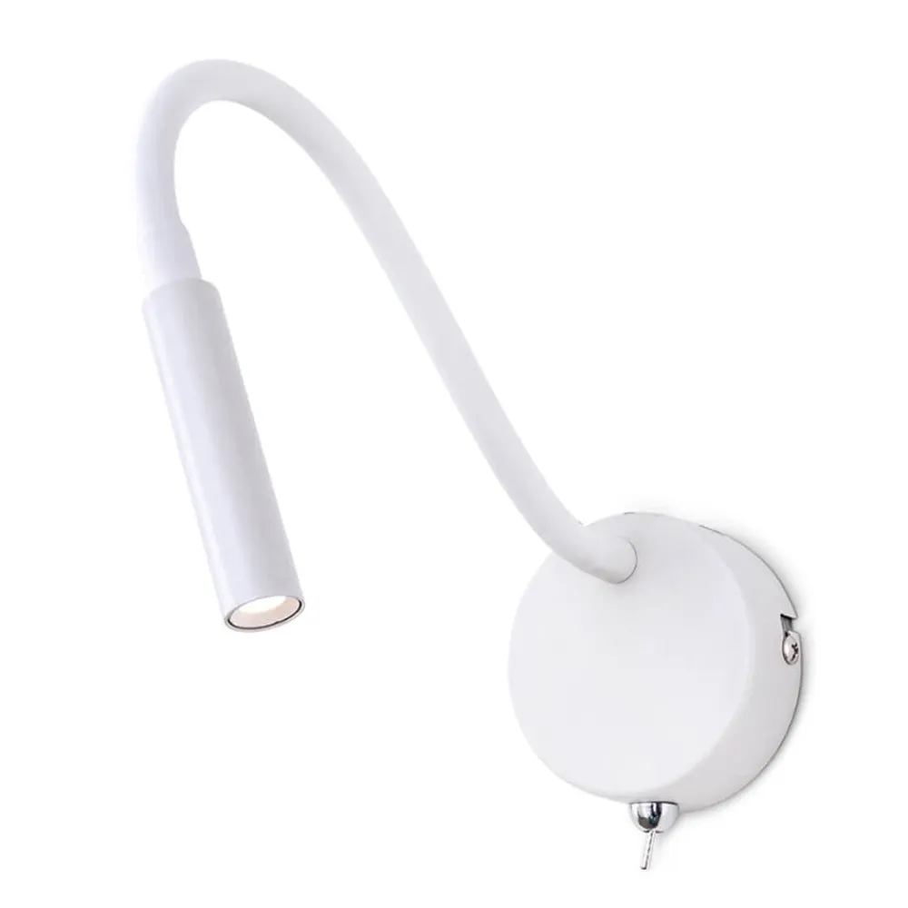 ORION Fleksibel LED væglampe Colin i hvid