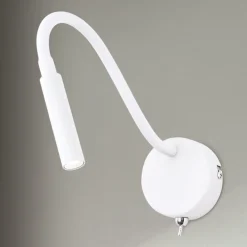ORION Fleksibel LED væglampe Colin i hvid