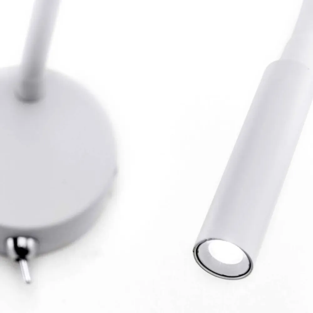 ORION Fleksibel LED væglampe Colin i hvid