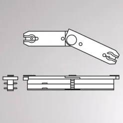 Flexkonnector til Volare 2-fase skinne, 70-150°^Molto Luce Hot