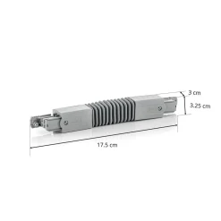 GLOBAL Flex-tilslut. til Noa 3-faset HV-strømskinne grå