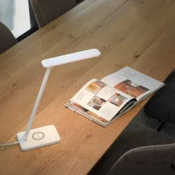 Florentina LED-skrivebordslampe, hvid^JUST LIGHT. GmbH Outlet